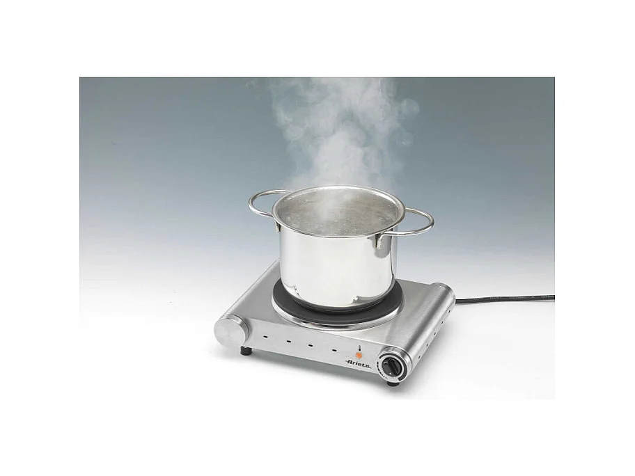 Fornello Elettrico da Viaggio - Piastra Singola in Ghisa, 1500W