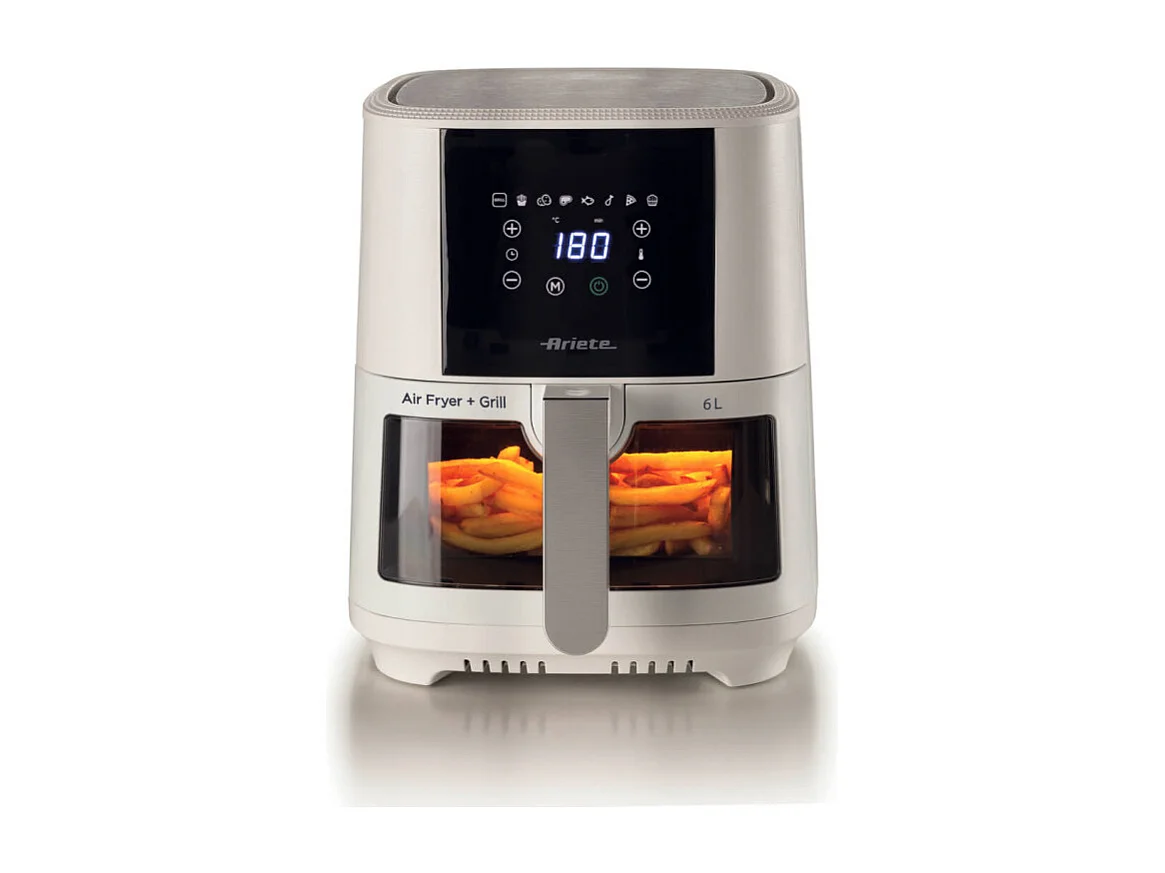Friteuse à air Ariete 4626 Airy Fryer 1300 W 6 L 8 programmes prédéfinis Blanc