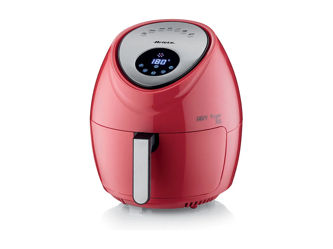 Friggitrice ad Aria XXL - 7 Litri - Cottura Senza Olio - 1800 Watt - Rosso