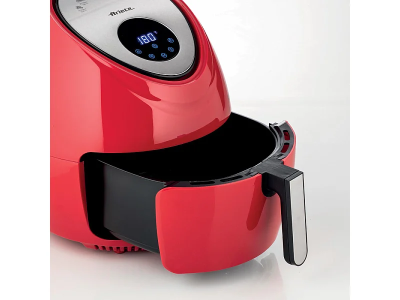 Friggitrice ad Aria XXL - 7 Litri - Cottura Senza Olio - 1800 Watt - Rosso