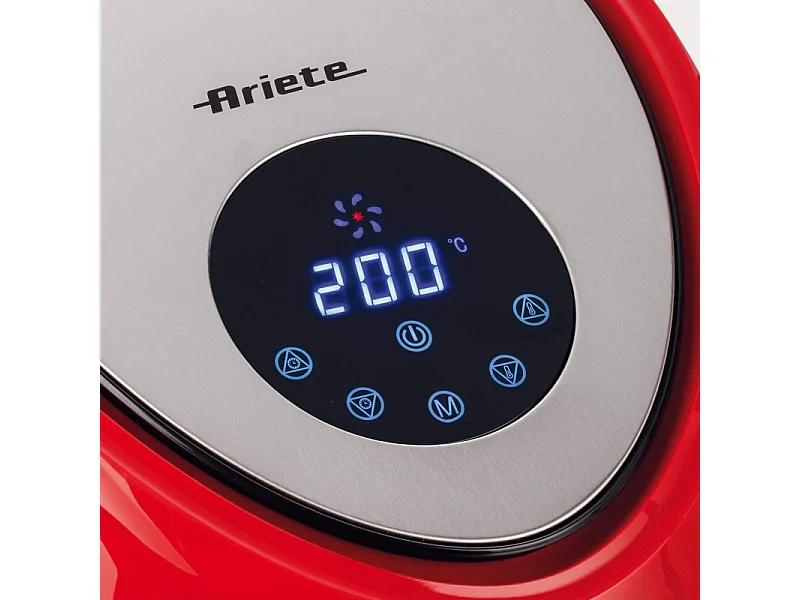 Friggitrice ad Aria XXL - 7 Litri - Cottura Senza Olio - 1800 Watt - Rosso