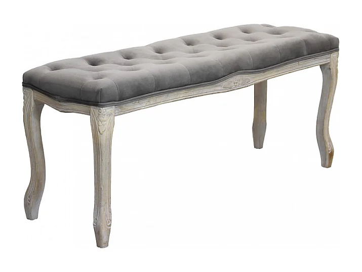 Set di 2 PANCA MISTY IN VELLUTO TAUPE