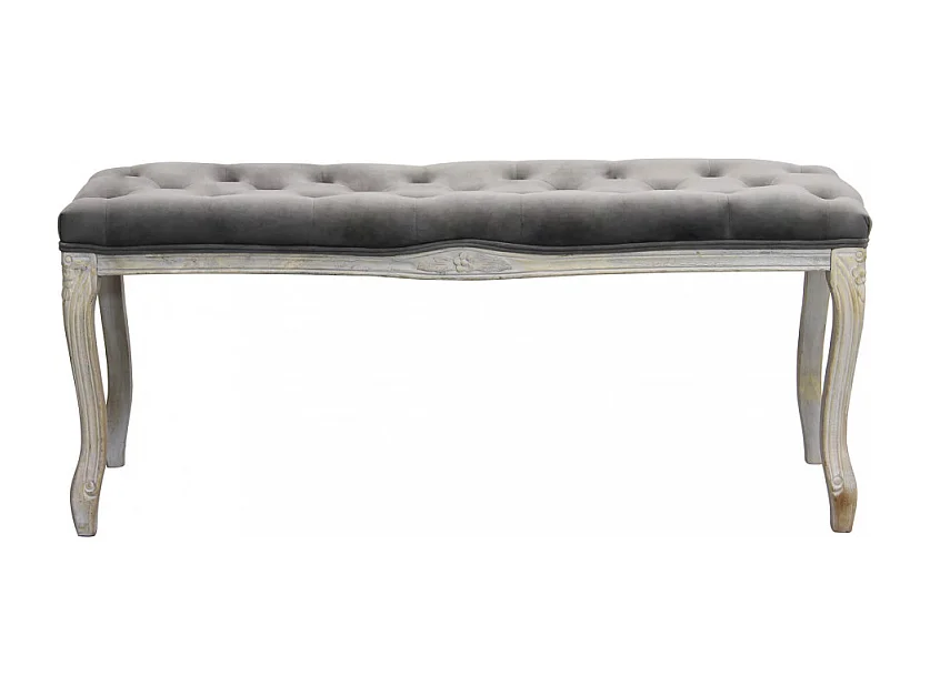 Set di 2 PANCA MISTY IN VELLUTO TAUPE