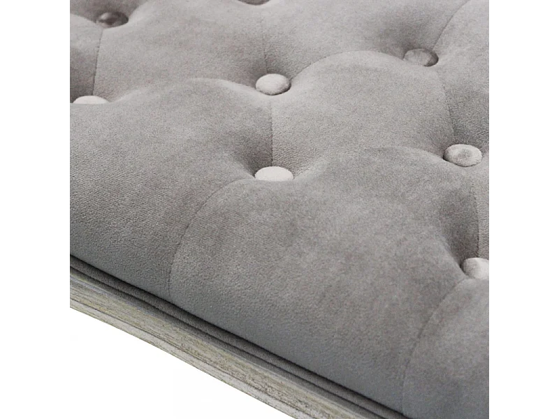 Set di 2 PANCA MISTY IN VELLUTO TAUPE