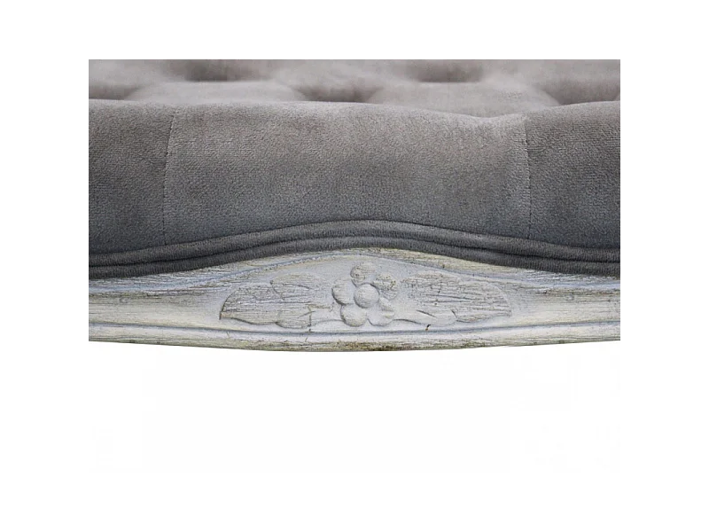 Set di 2 PANCA MISTY IN VELLUTO TAUPE