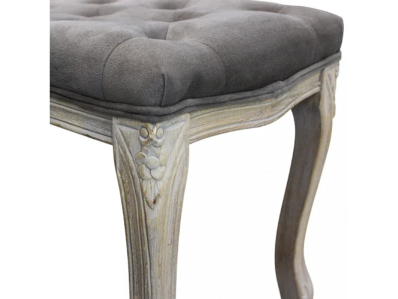 Set di 2 PANCA MISTY IN VELLUTO TAUPE