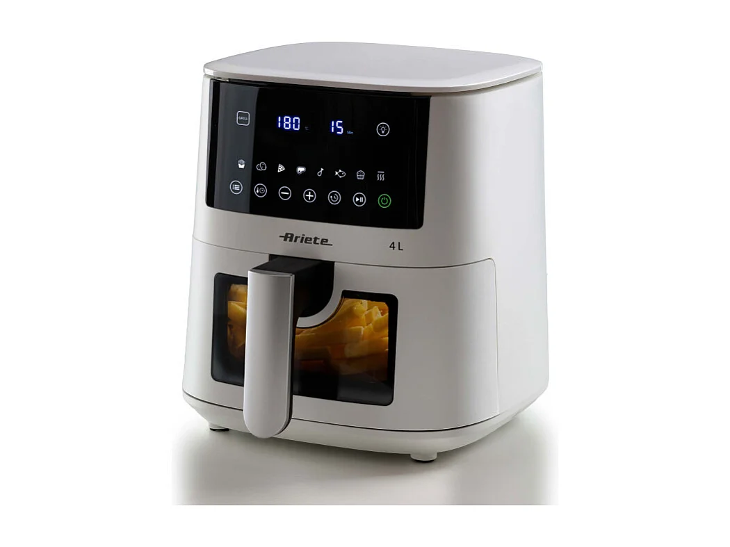 Friggitrice ad aria 4L 1400W - 9 programmi - Funzione Shake e Grill - Bianco