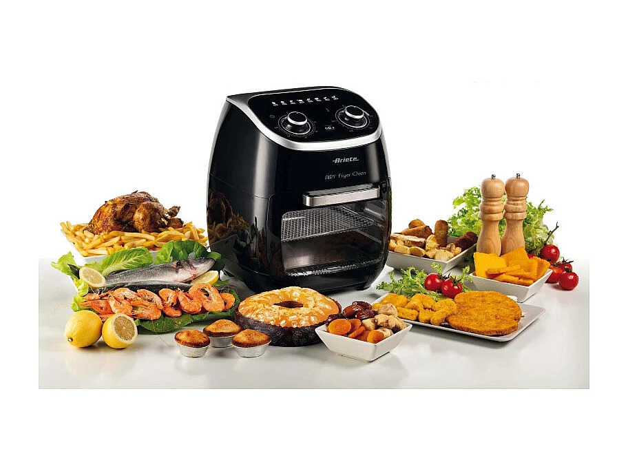 Friteuse à air chaud Ariete 4619 Simple 11 L Indépendante 2000 W Noir