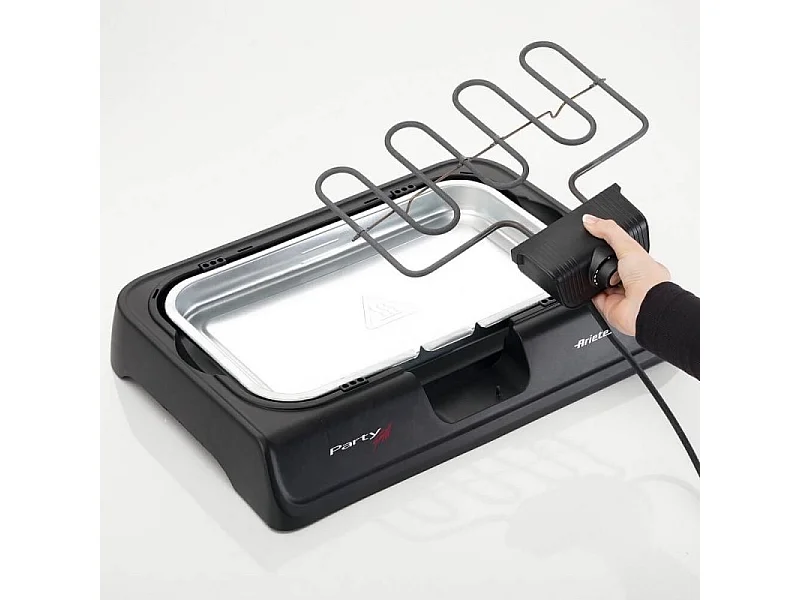 Party Grill Elettrico - 2000W - Barbecue per Carne, Verdura e Pesce