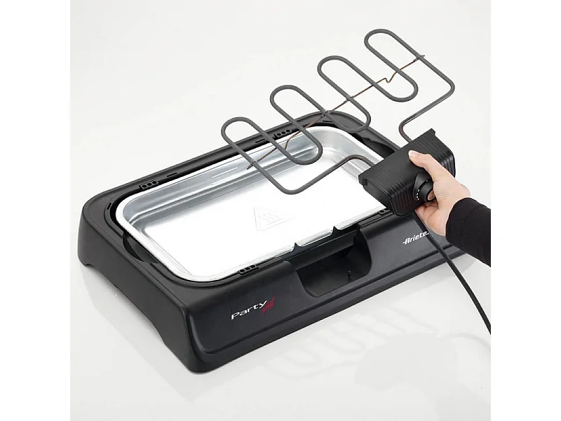 Party Grill Elettrico - 2000W - Barbecue per Carne, Verdura e Pesce