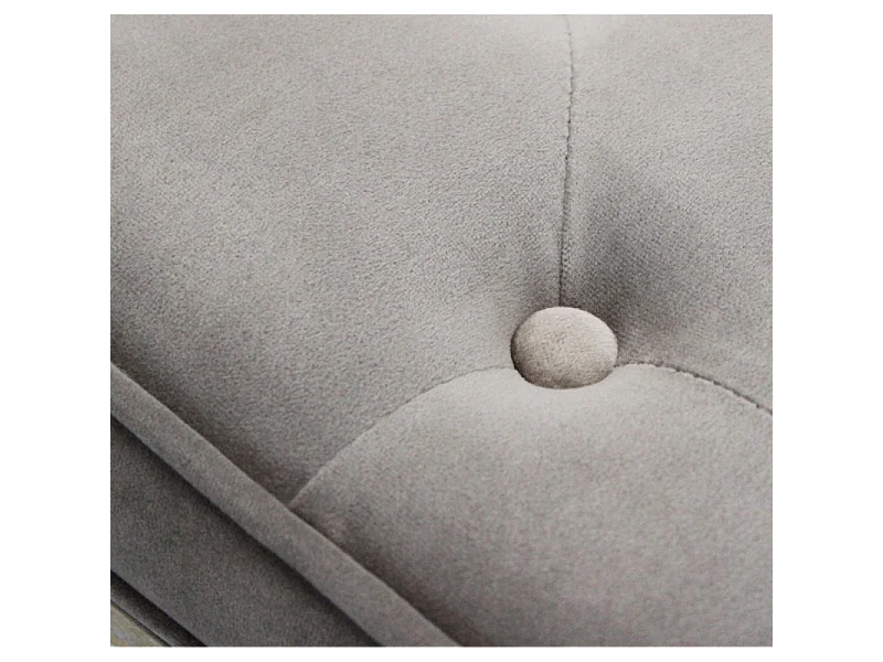 Set di 2 SGABELLI MARLY IN VELLUTO TAUPE