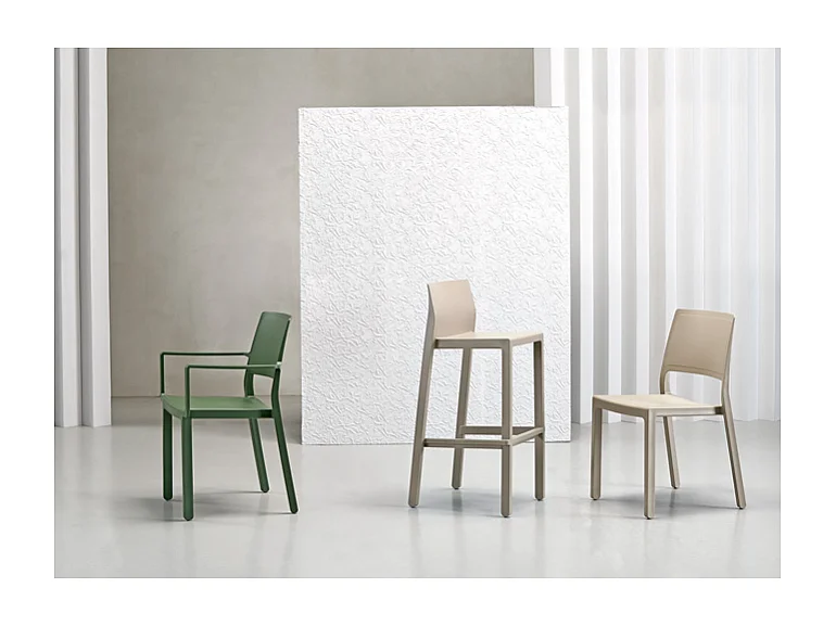 SET 4 SGABELLI KATE TECNOPOLIMERO HT 75CM MADE IN ITALY SCAB DESIGN - Lino 11