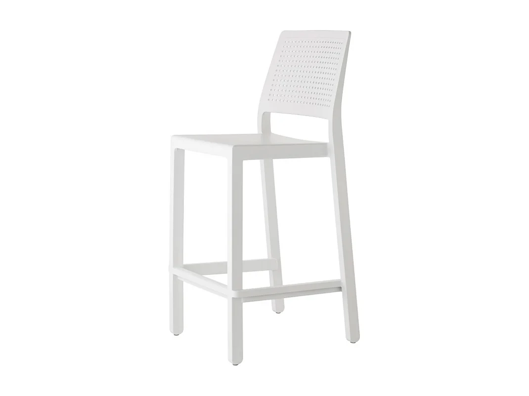 SET 4 SGABELLI EMI TECNOPOLIMERO HT 65CM MADE IN ITALY SCAB DESIGN - Grigio chiaro 82