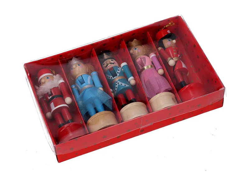 Soldatino legno confezione 5 pz 21x4h12cm