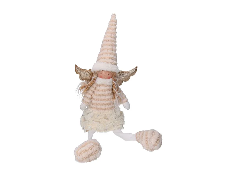 Angelo tessuto bianco oro cm 23x12h65