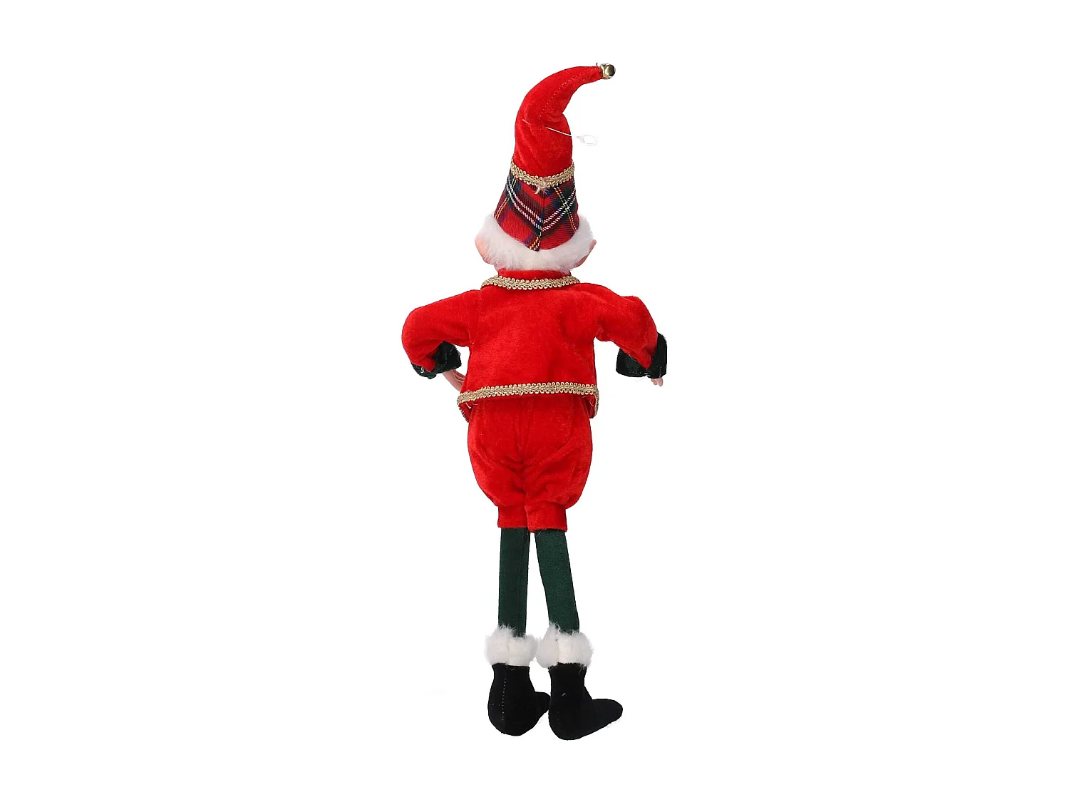 Elfo tessuto rosso verde cm 13x9h50