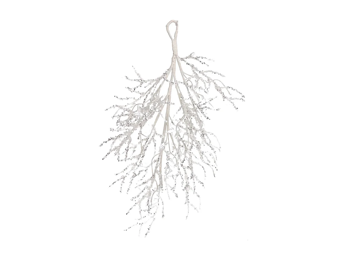 Festone plastica stelle argento cm 53