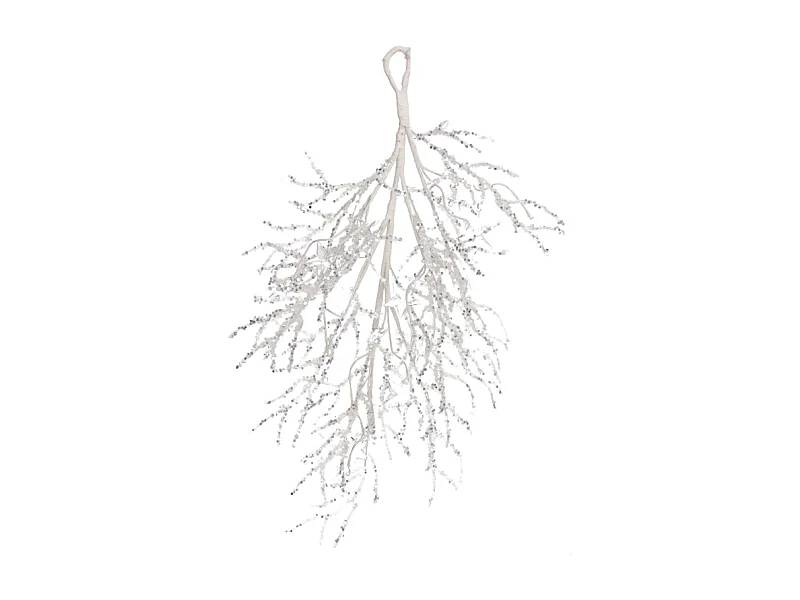 Festone plastica stelle argento cm 53