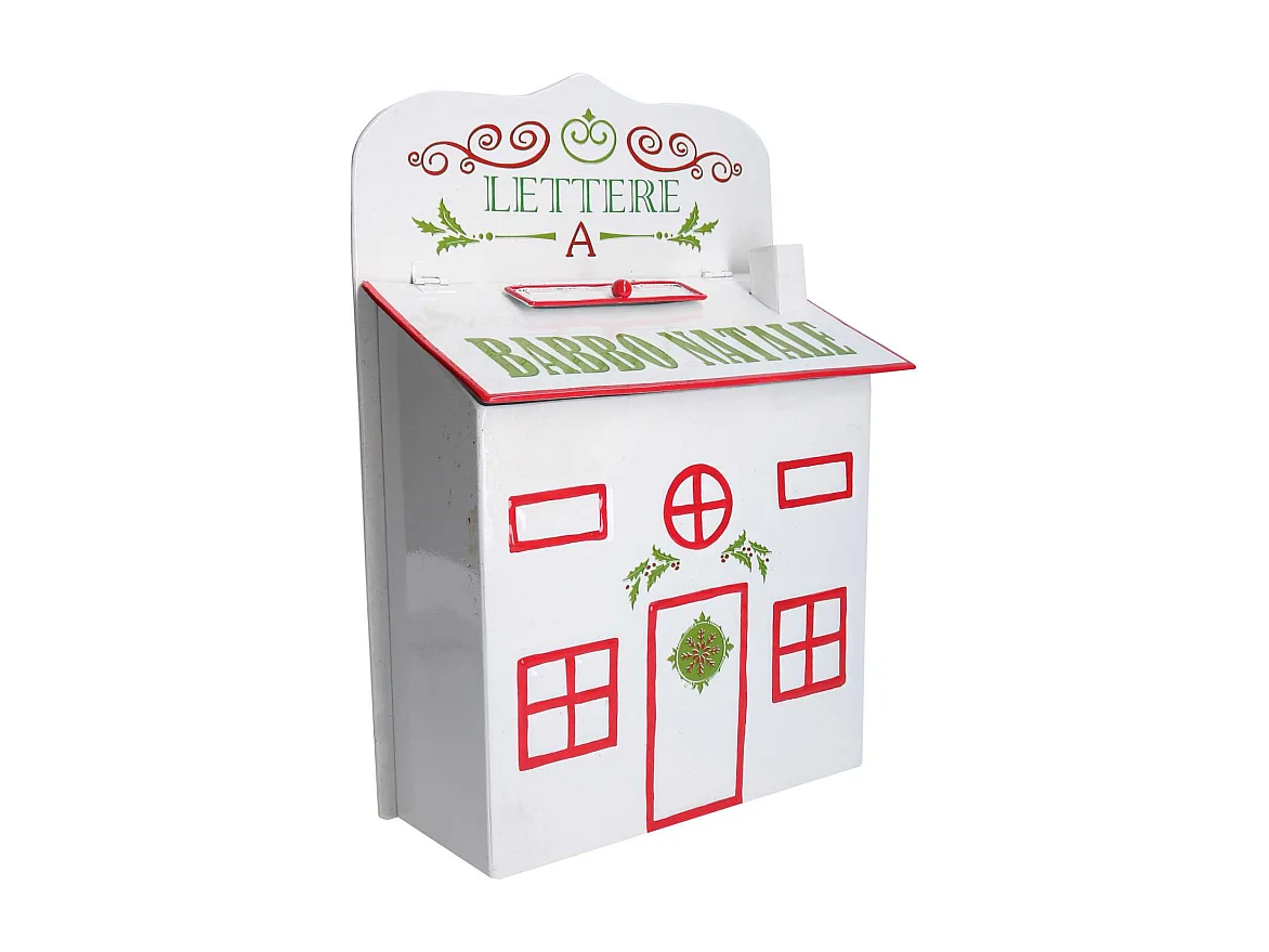 Cassetta posta metallo bianco nbd-9059 cm 25,5x12h36