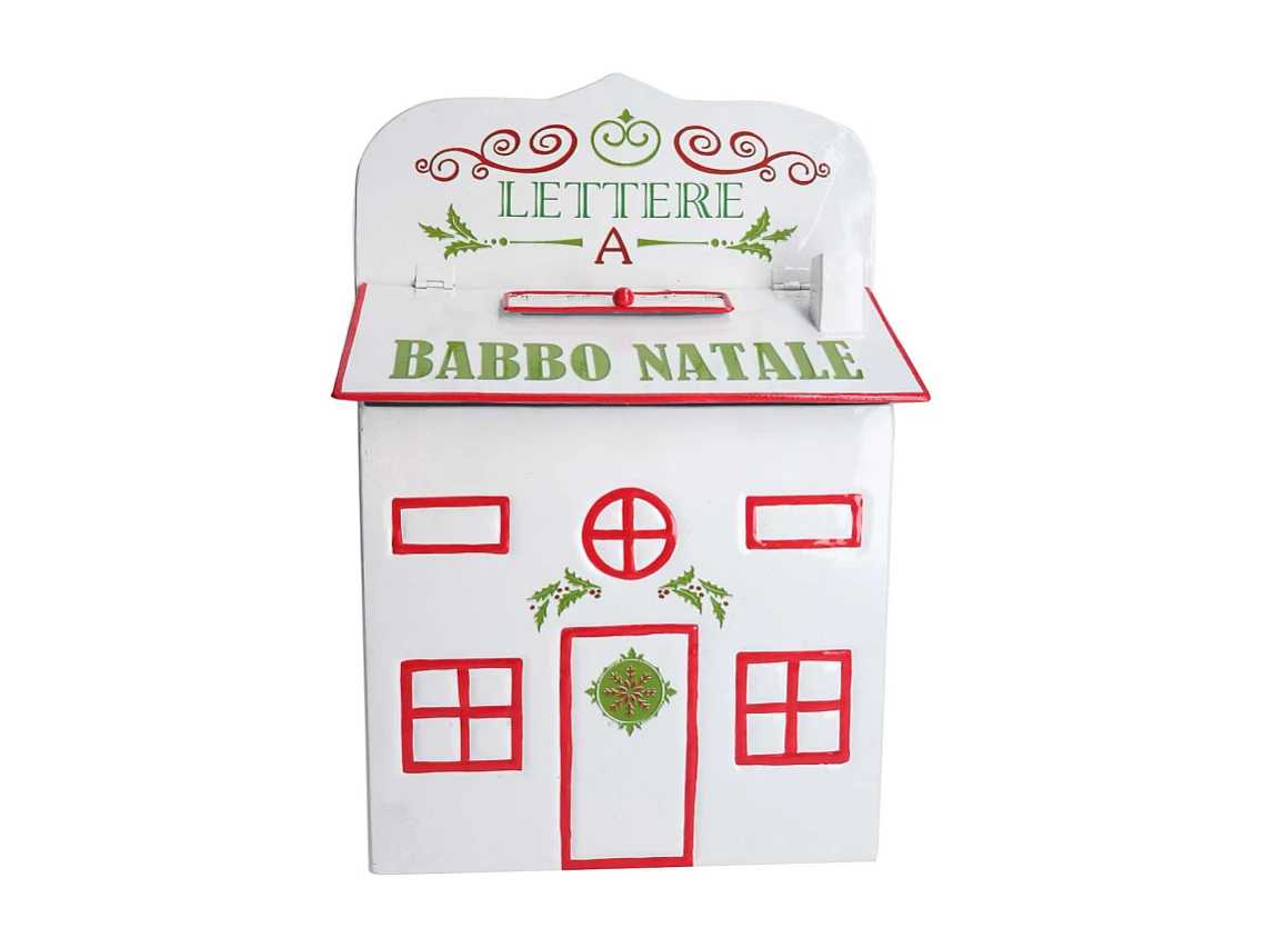 Cassetta posta metallo bianco nbd-9059 cm 25,5x12h36