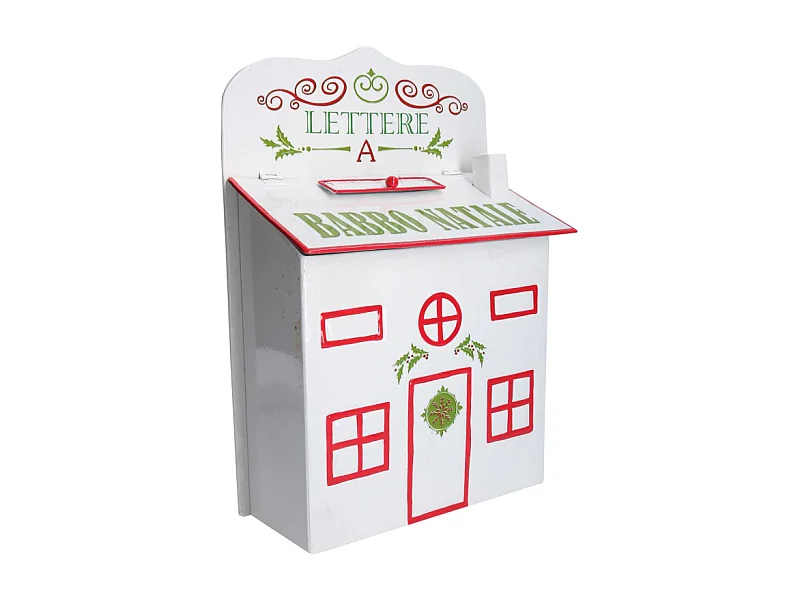 Cassetta posta metallo bianco nbd-9059 cm 25,5x12h36
