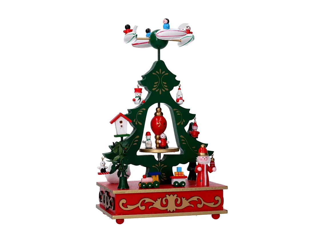 Carillon legno albero cm 17x12h29