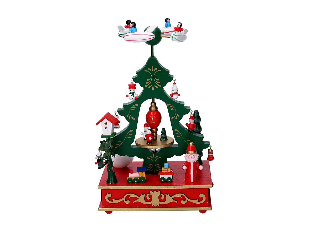 Carillon legno albero cm 17x12h29