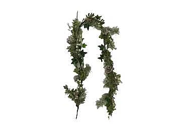 Festone plastica bianco cm 150