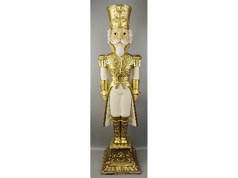 Soldatino resina oro cm h122