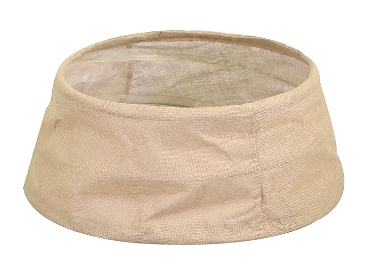 Copribase albero juta pieghevole naturale tondo cm ø68h25