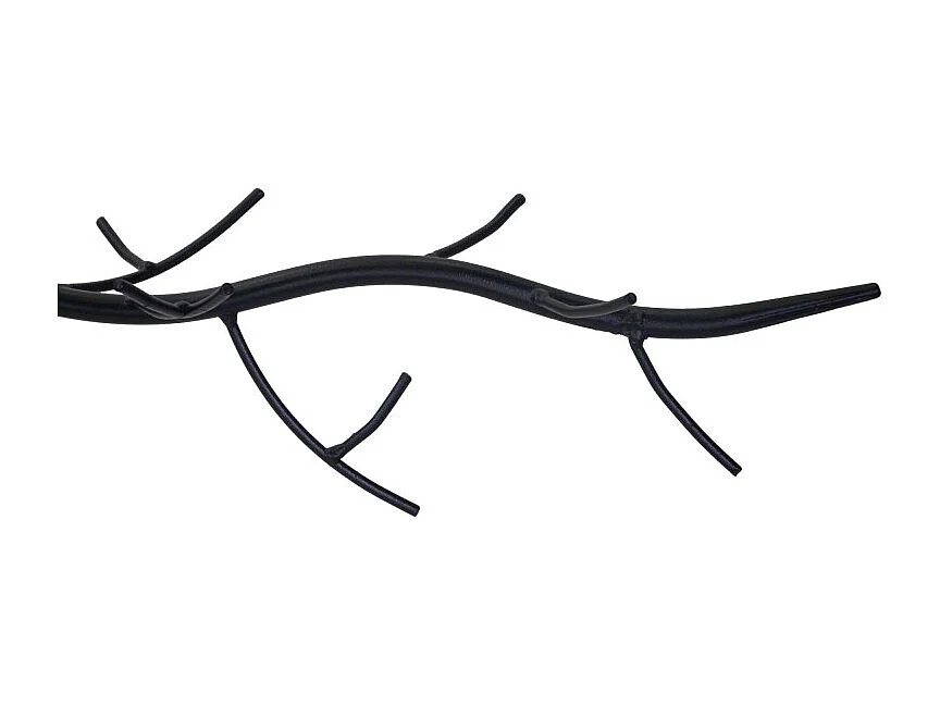 Albero di natale metallo nero cm 73x73h200