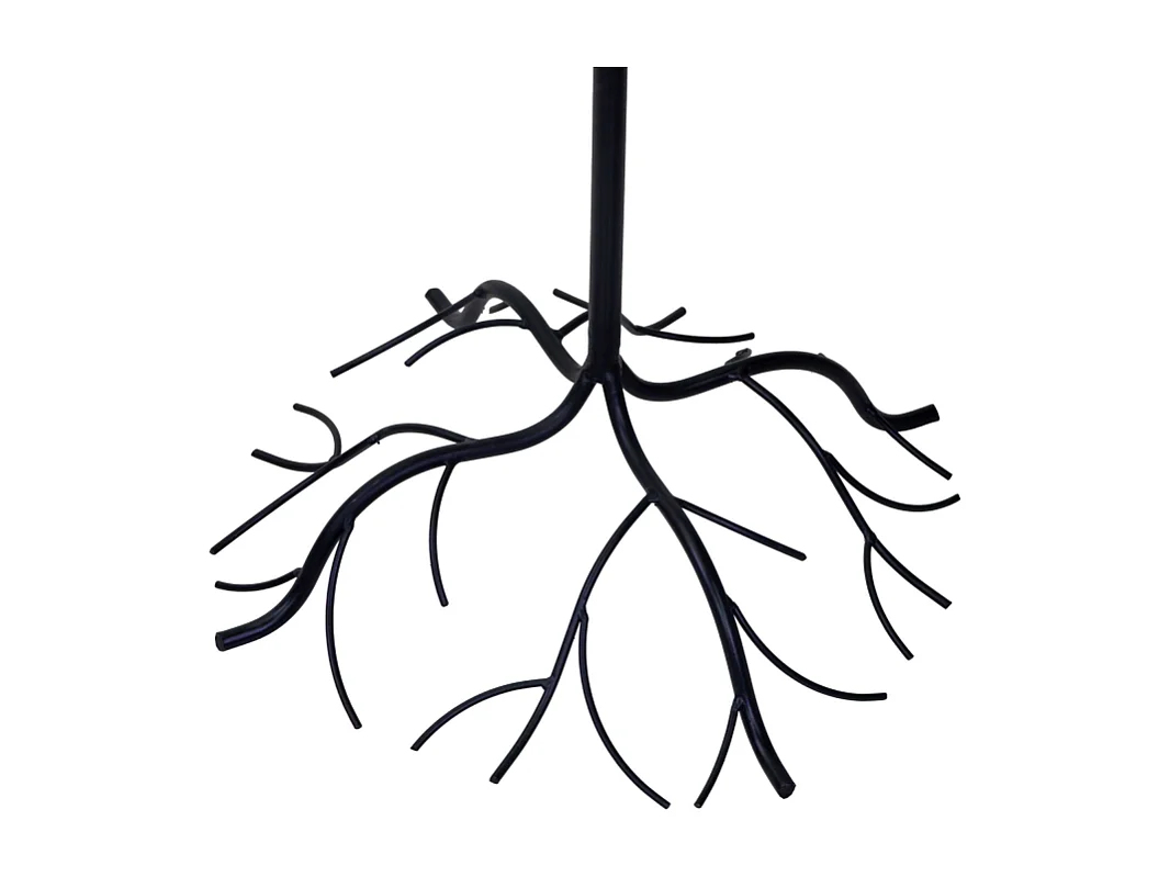 Albero di natale metallo nero cm 73x73h200