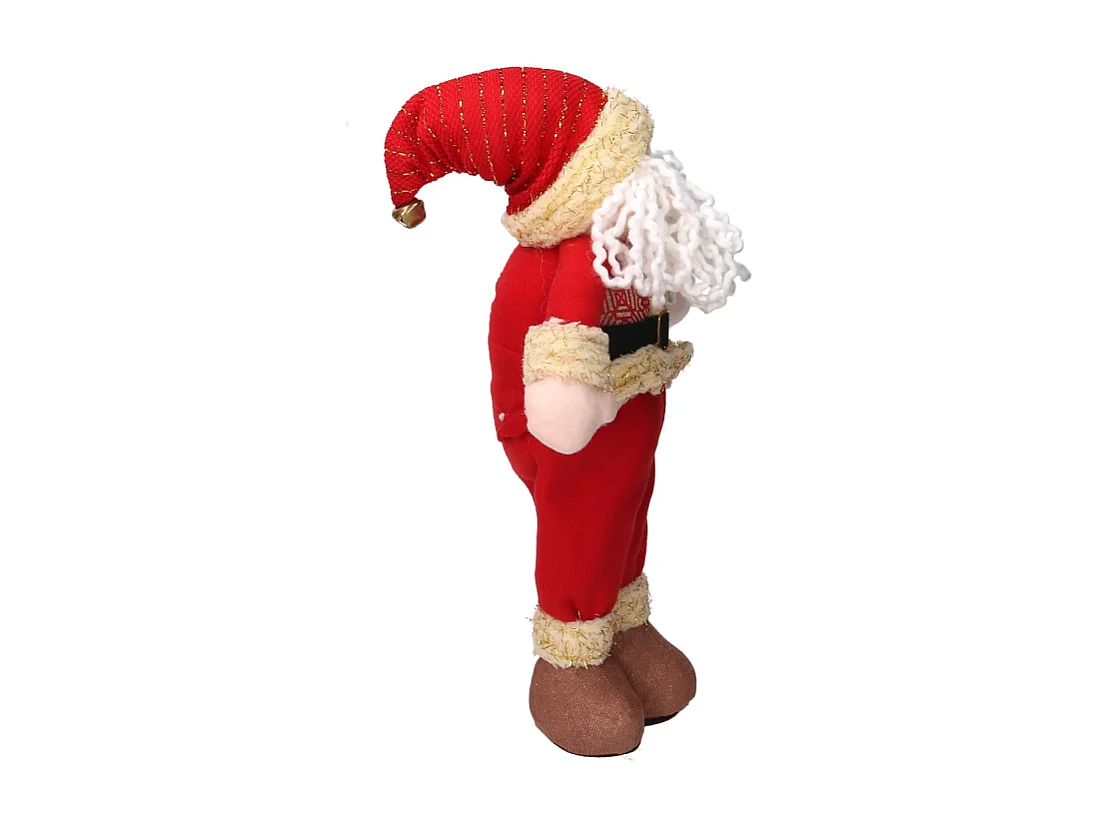Babbo natale tessuto rosso cm 25x9h45