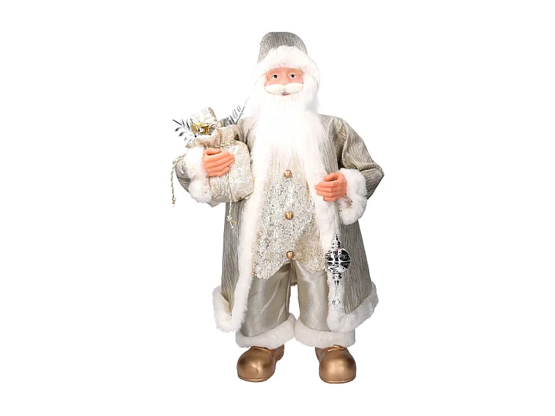 Babbo natale tessuto oro cmh80