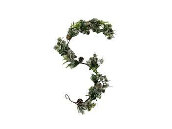 Festone plastica verde cm 125