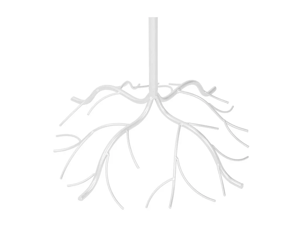 Albero di natale metallo bianco cm 73x73h200