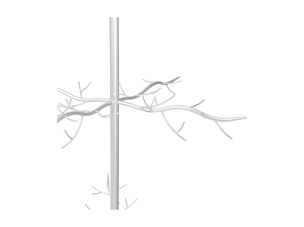 Albero di natale metallo bianco cm 73x73h200