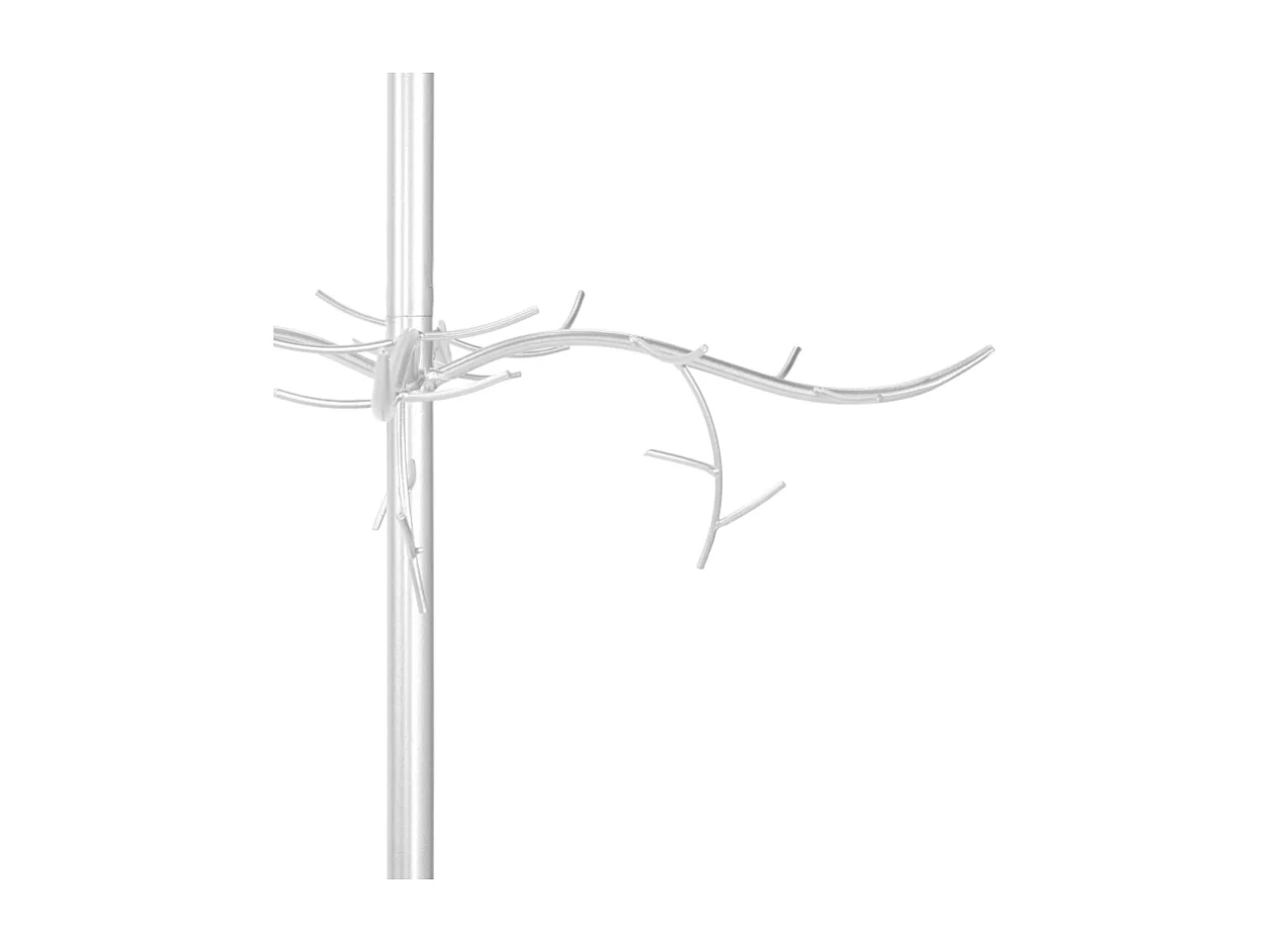 Albero di natale metallo bianco cm 73x73h200