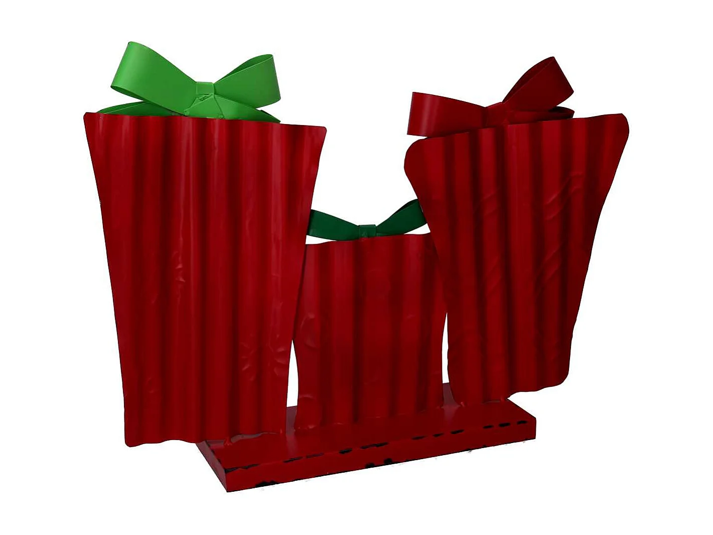 Pacco regalo metallo cm 49,5x12,5h37