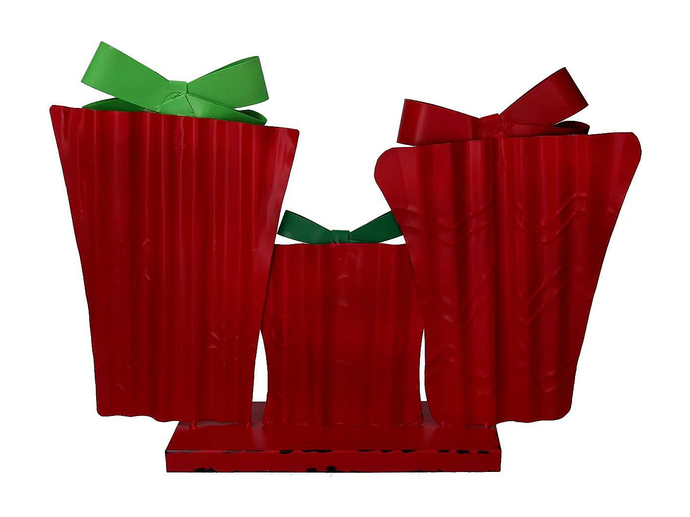 Pacco regalo metallo cm 49,5x12,5h37