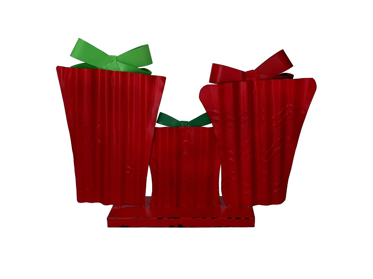 Pacco regalo metallo cm 49,5x12,5h37