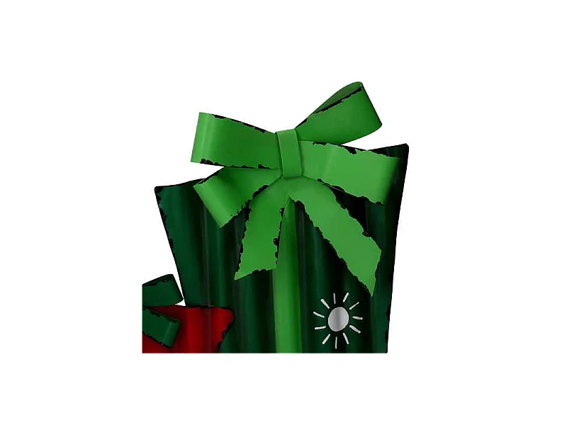 Pacco regalo metallo cm 49,5x12,5h37