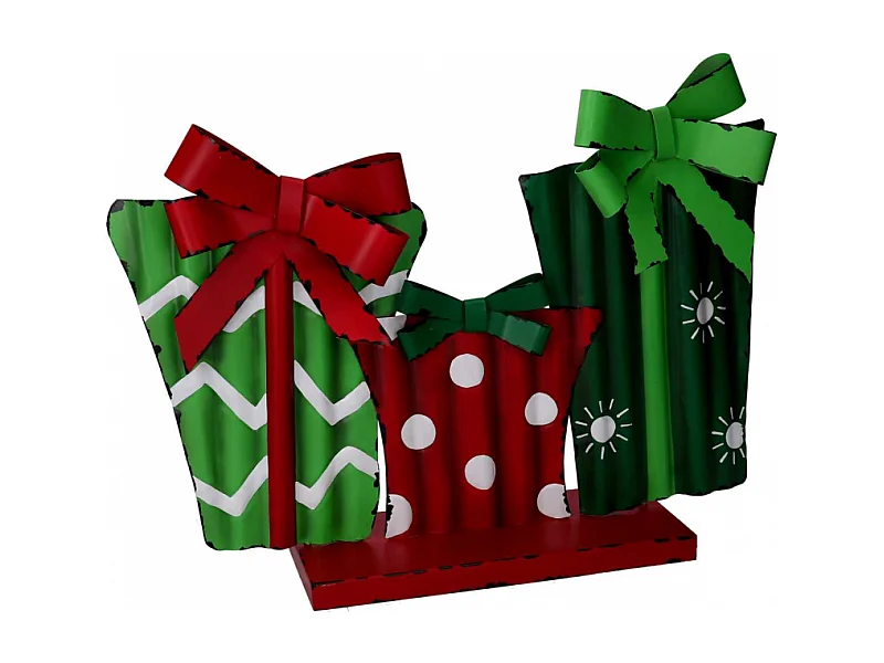 Pacco regalo metallo cm 49,5x12,5h37