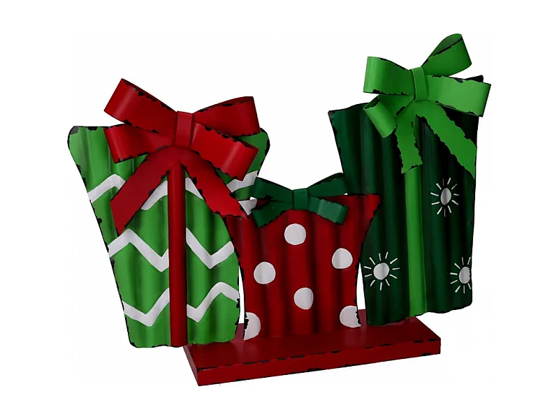 Pacco regalo metallo cm 49,5x12,5h37