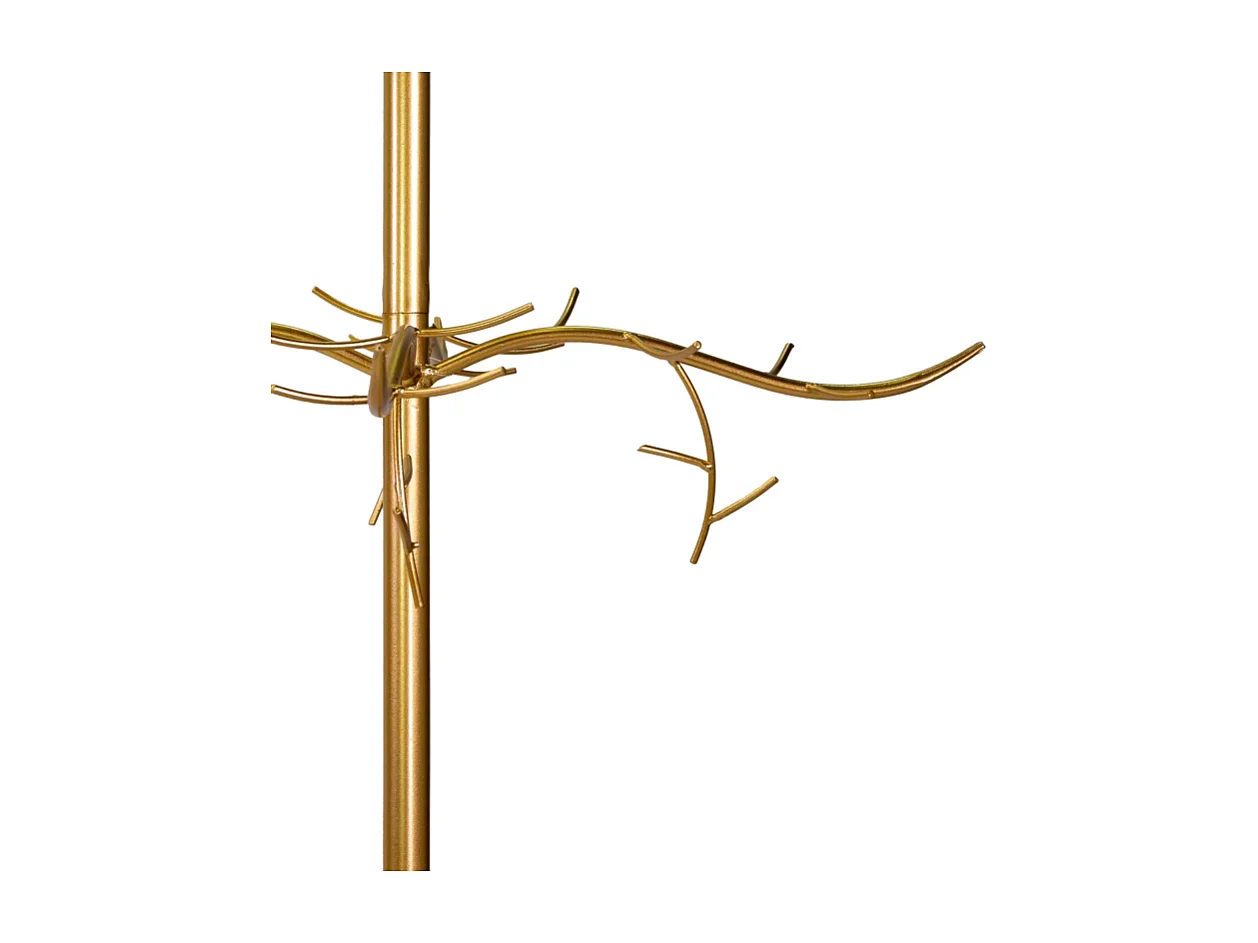 Albero di natale metallo oro cm 73x73h200