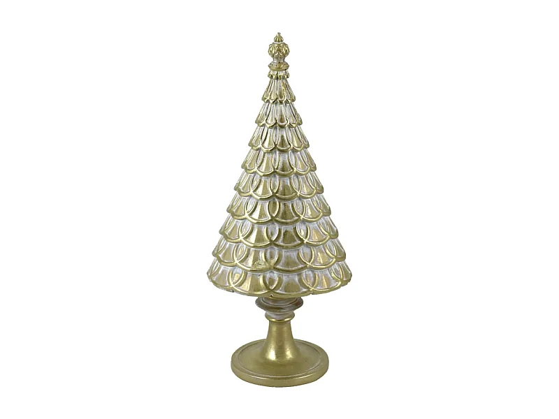 Albero resina oro cm 10x7h23,5