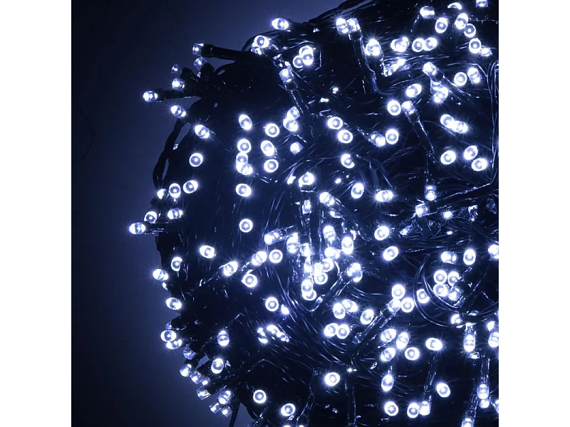 Luce filo 700 led bianco freddo concontroller 38m