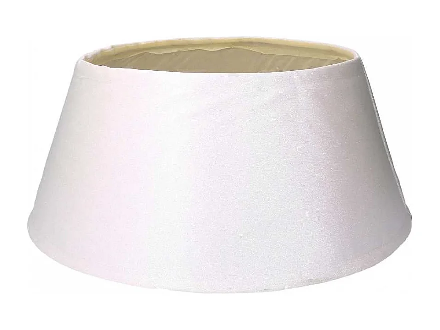 Copribase albero tessuto bianco brillante cm ø56h25