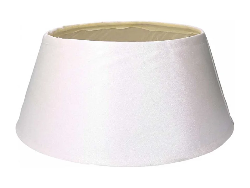 Copribase albero tessuto bianco brillante cm ø56h25