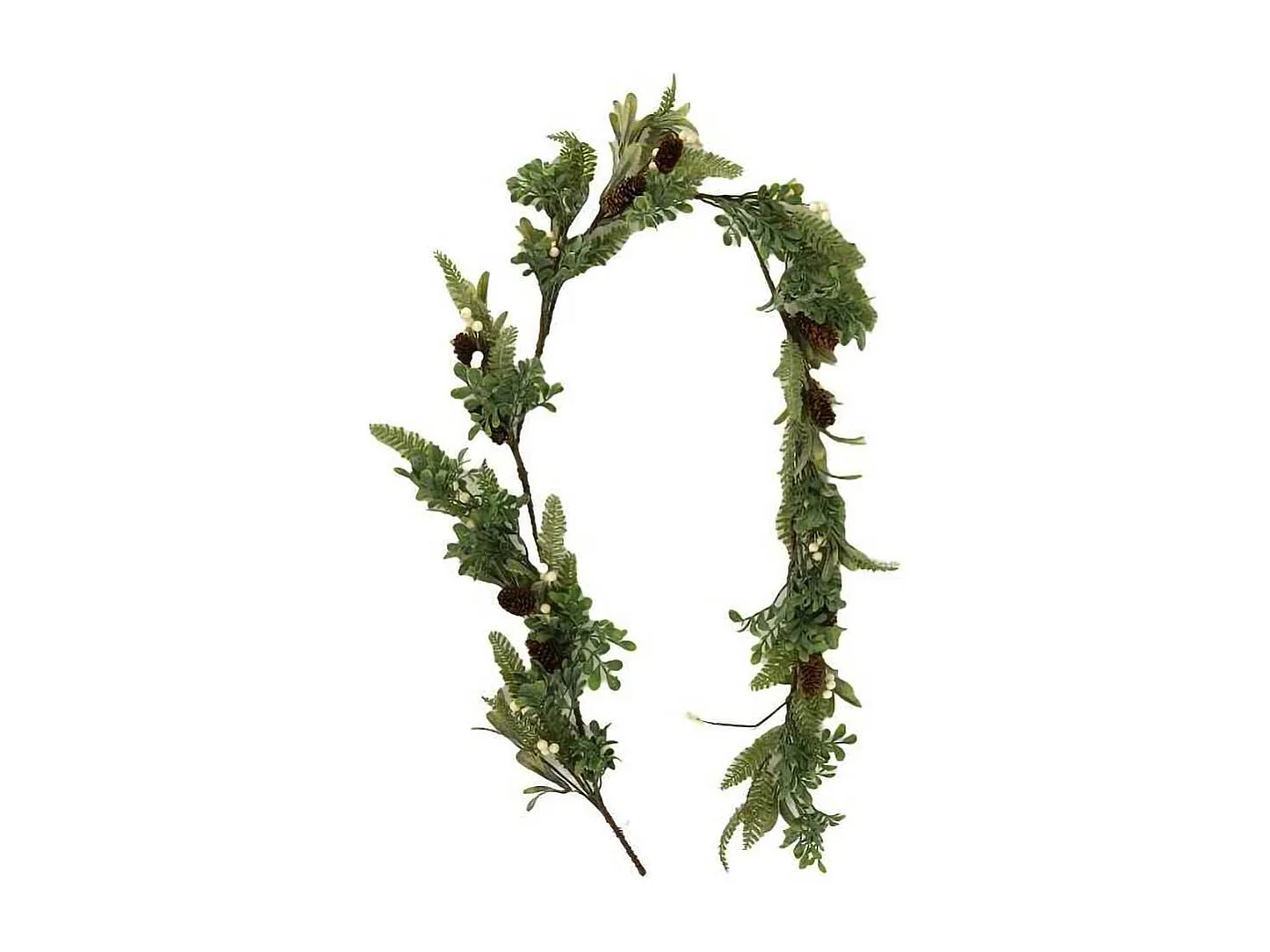 Festone plastica verde cm150